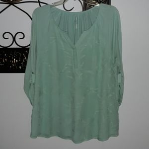 EUC Pretty Mint Green Blouse